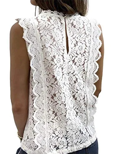 Astylish Lace Crochet Tank Top