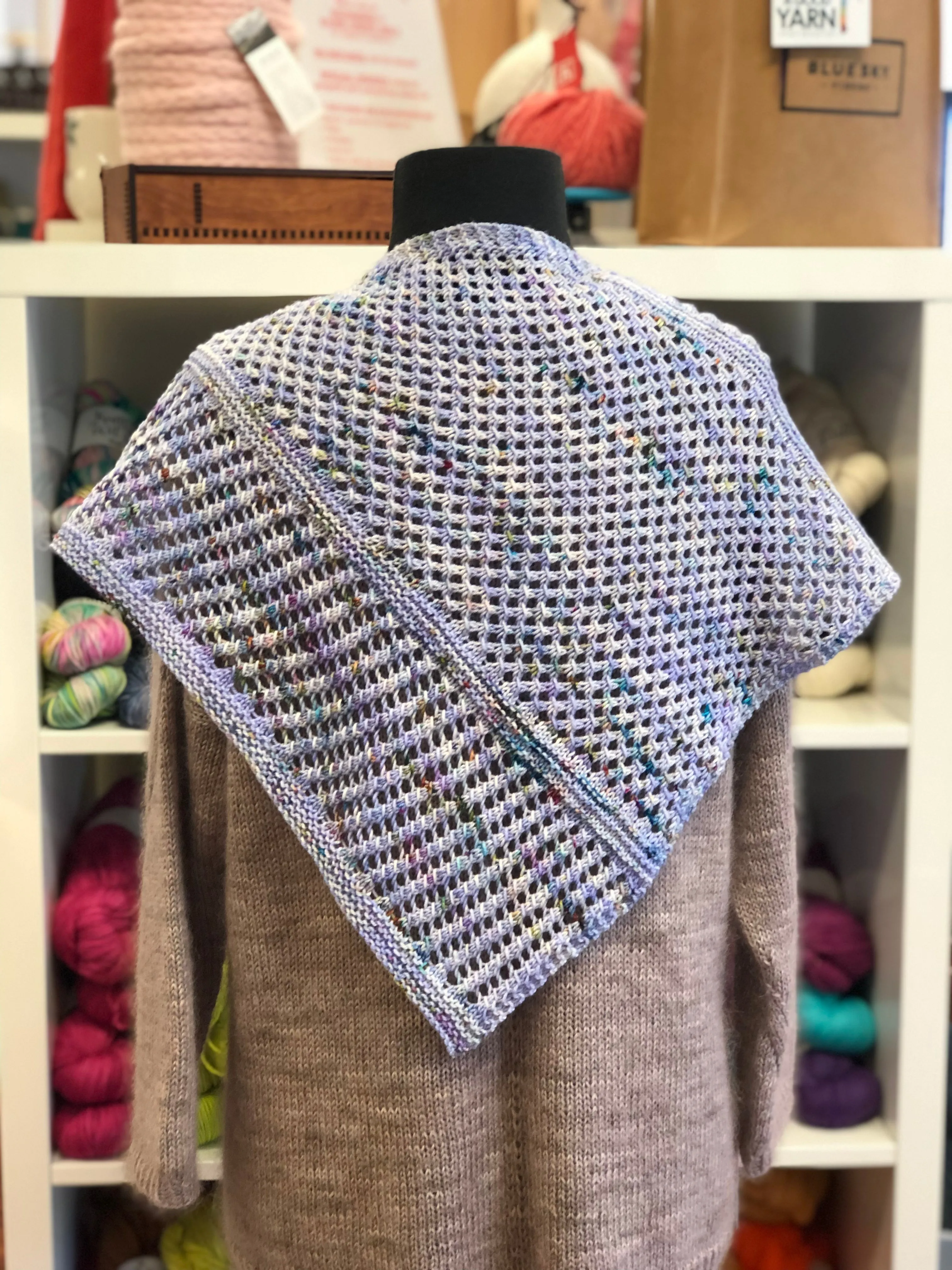 Bettye Shawlette & Shawl Knitting Pattern Download