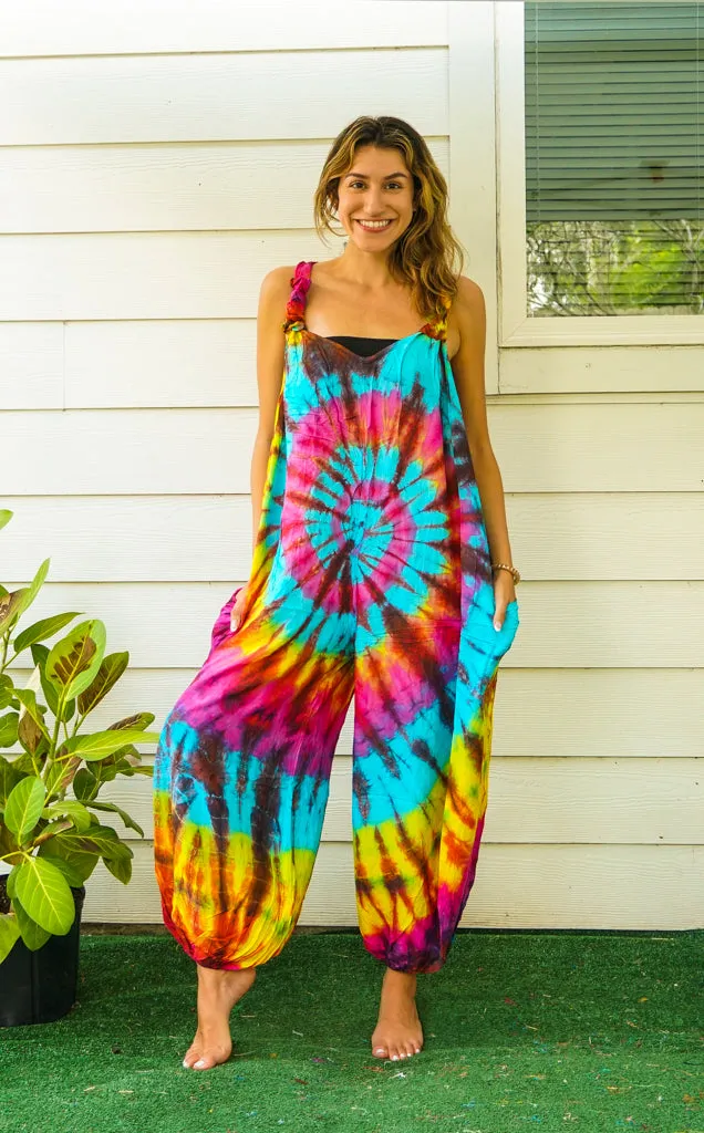 Bohemian Rhapsody Racerback Dungarees Jumpsuit Romper