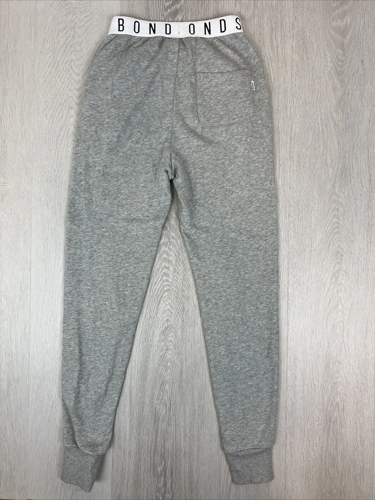 Bonds Grey Cotton Casual Cuffed Jogger Sweat Pants Size Small