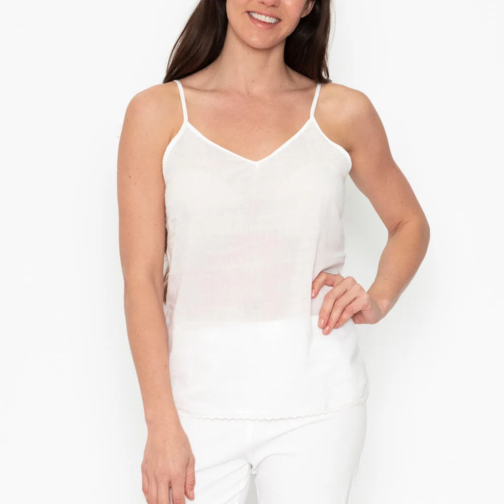 Cotton Cami - White