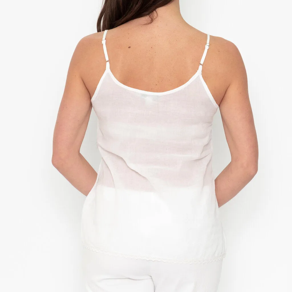 Cotton Cami - White
