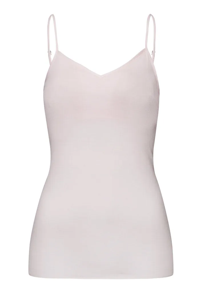 Cotton Seamless - Padded Spaghetti Top