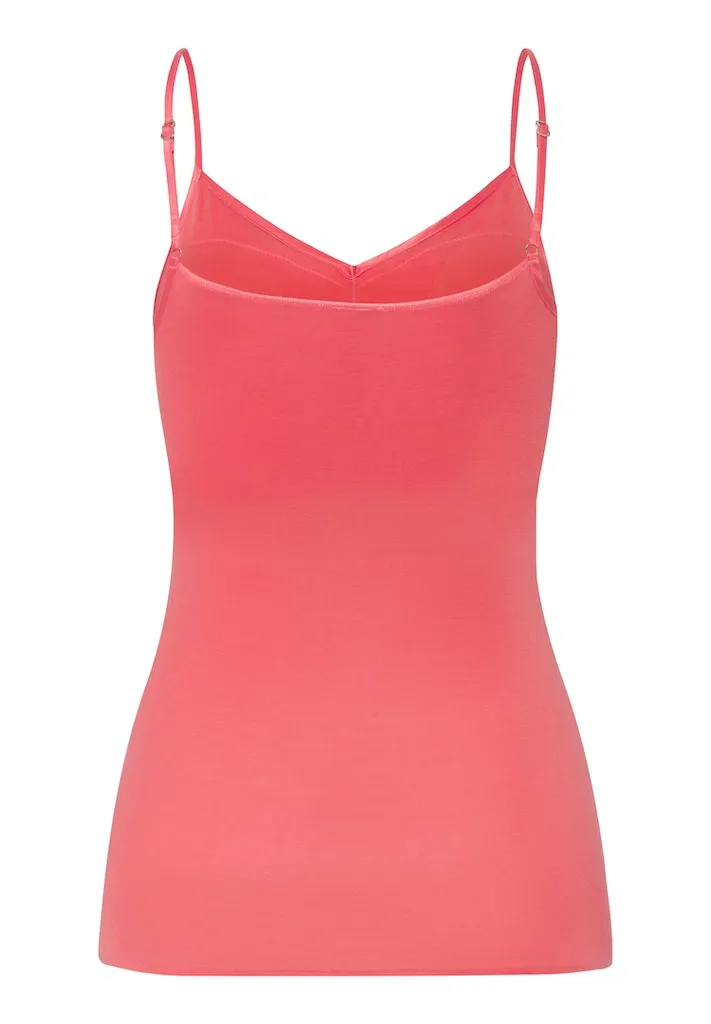 Cotton Seamless - Padded Spaghetti Top