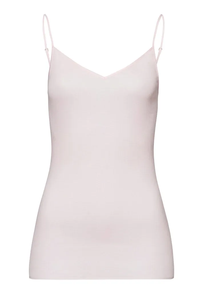 Cotton Seamless - V-Neck Spaghetti Top