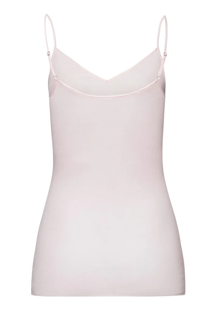 Cotton Seamless - V-Neck Spaghetti Top