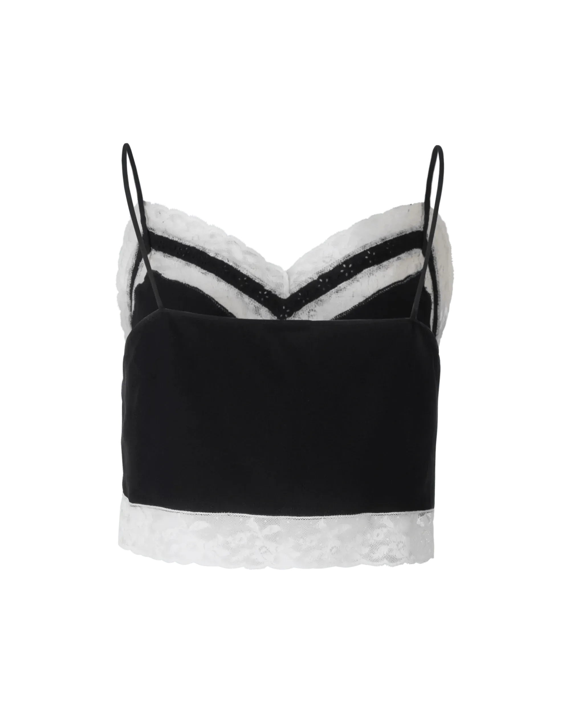 Crepe De Chine Crop Top Camisole