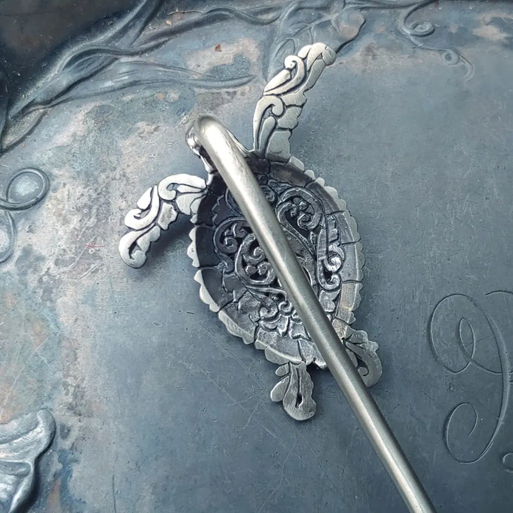 Filigree Sea Turtle Shawl Stick