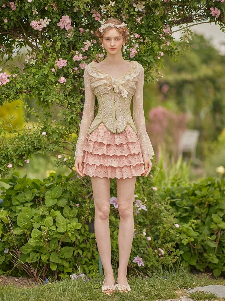 French Fairy Sleeve Lace Cardigan