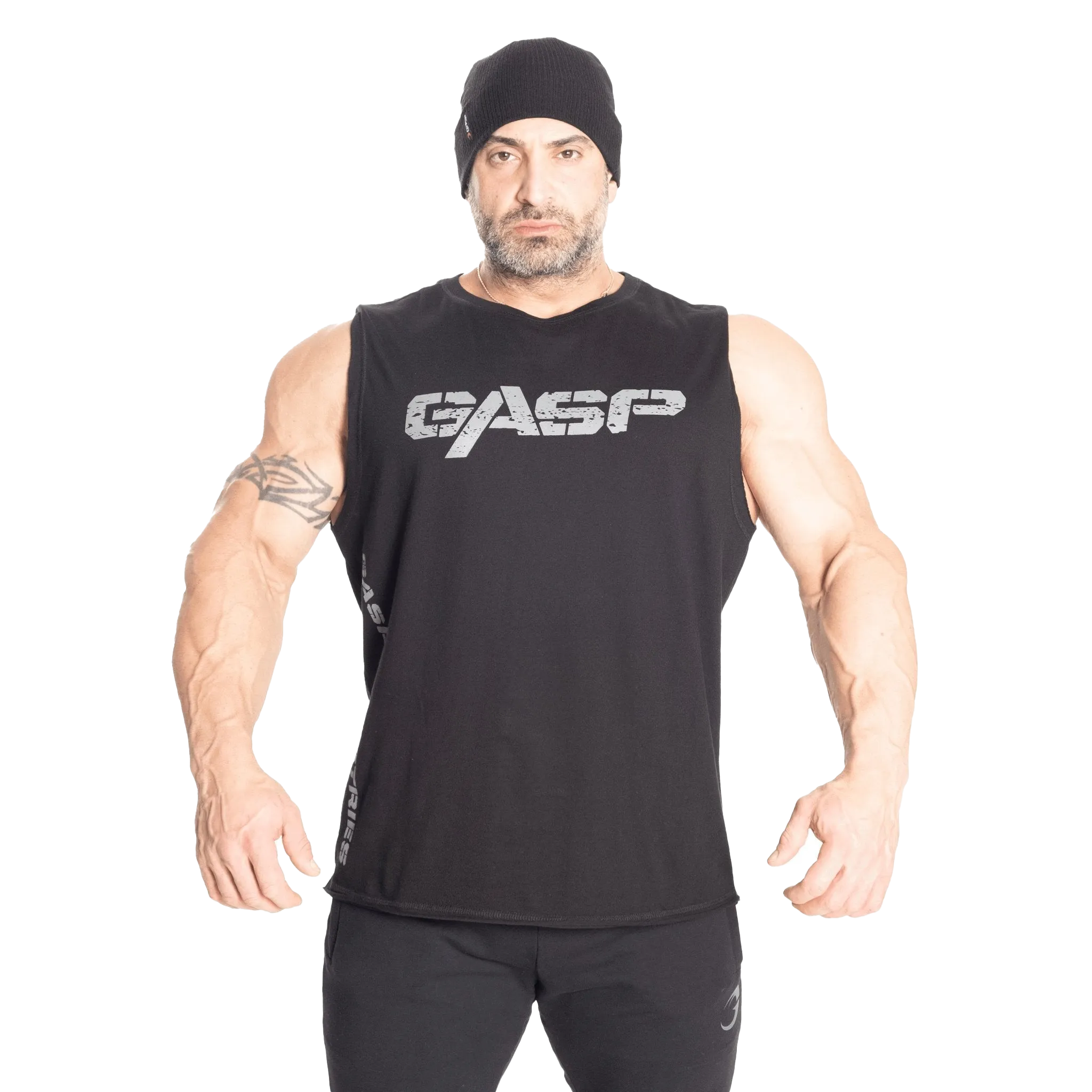 GASP Vintage Tank - Black
