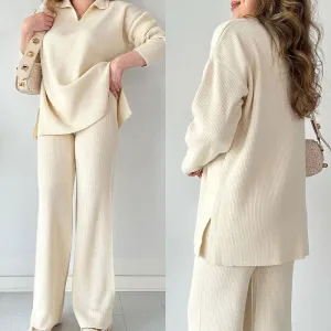 Giulia – Elegant Two-Piece Knitted Set for Women