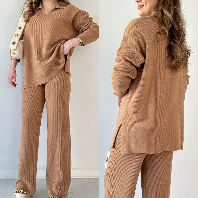 Giulia – Elegant Two-Piece Knitted Set for Women