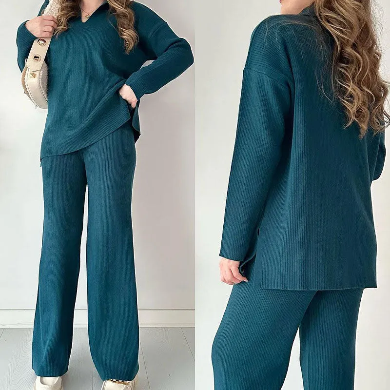 Giulia – Elegant Two-Piece Knitted Set for Women