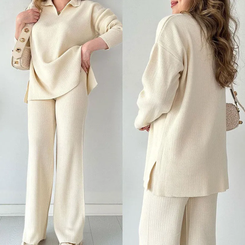 Giulia – Elegant Two-Piece Knitted Set for Women