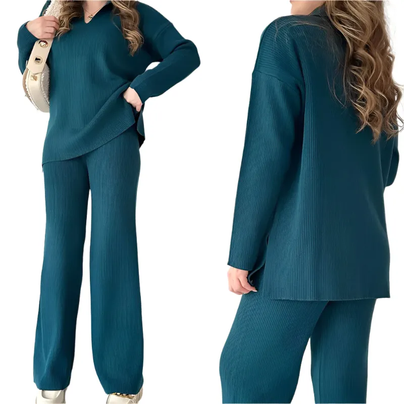 Giulia – Elegant Two-Piece Knitted Set for Women