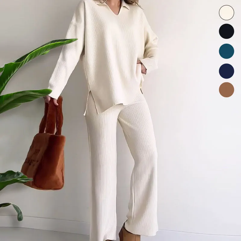Giulia – Elegant Two-Piece Knitted Set for Women