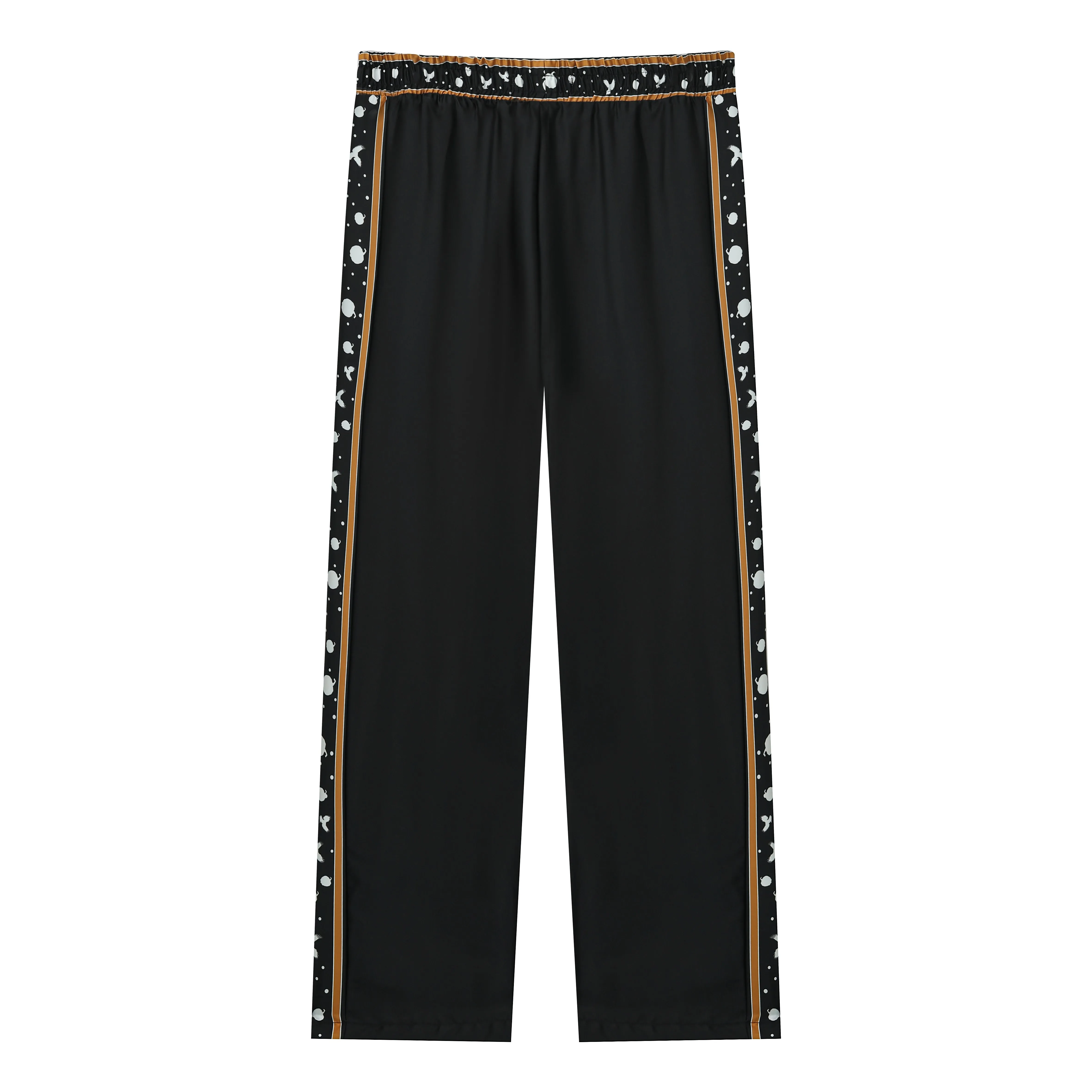 Halloween Bogy Casual Trousers With Elastic Waistband