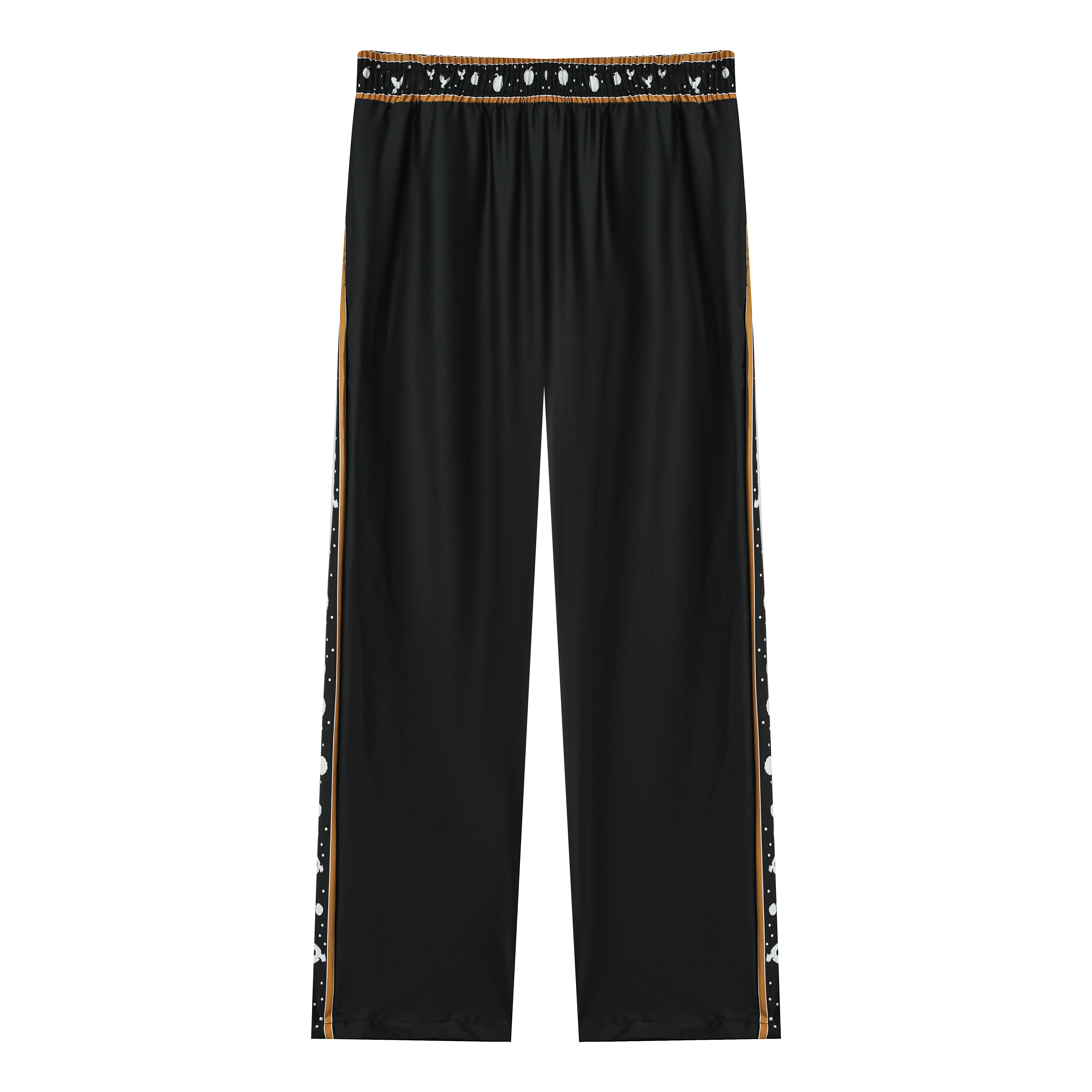 Halloween Bogy Casual Trousers With Elastic Waistband
