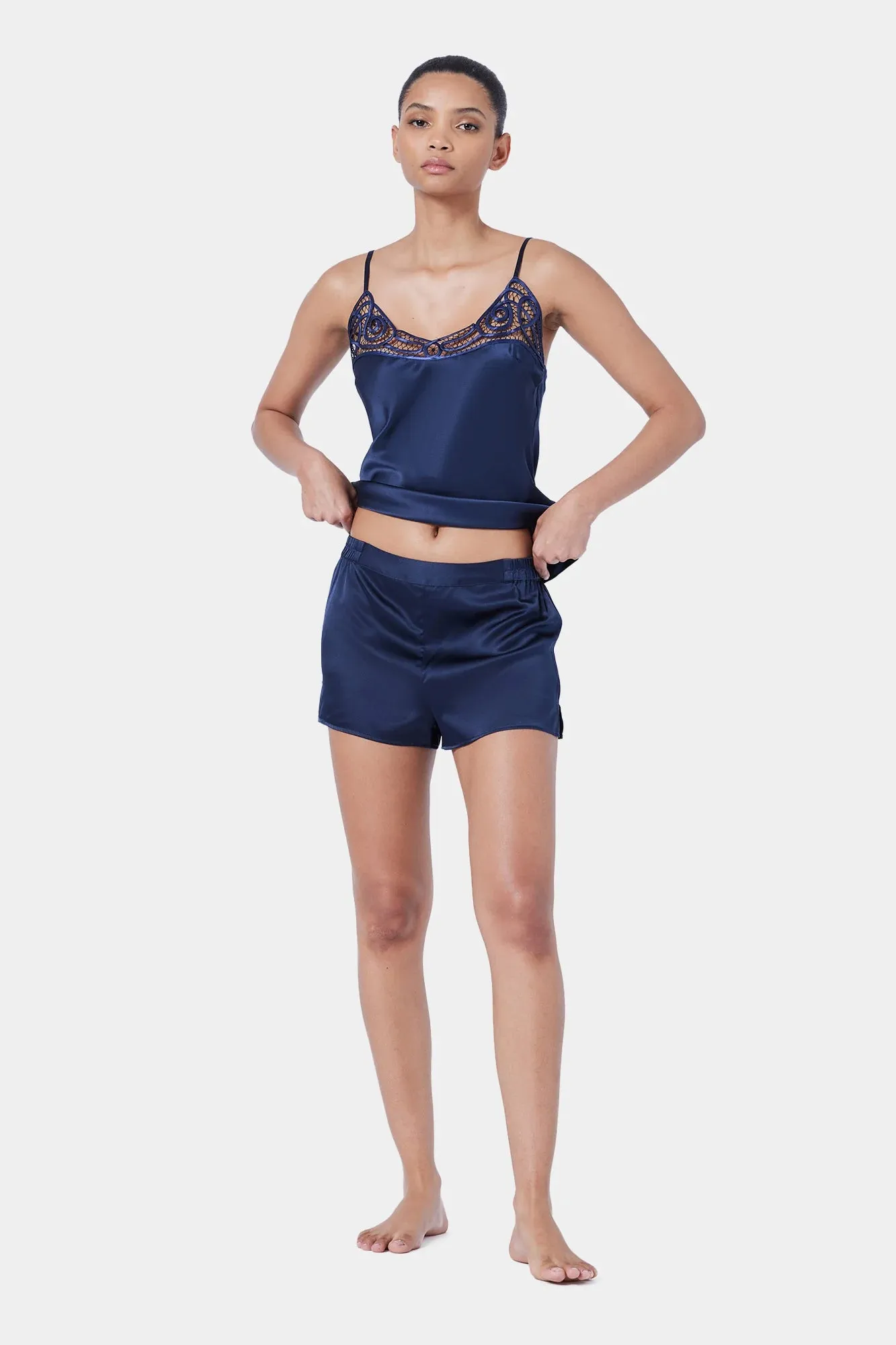 Jean Silk Cami Ink
