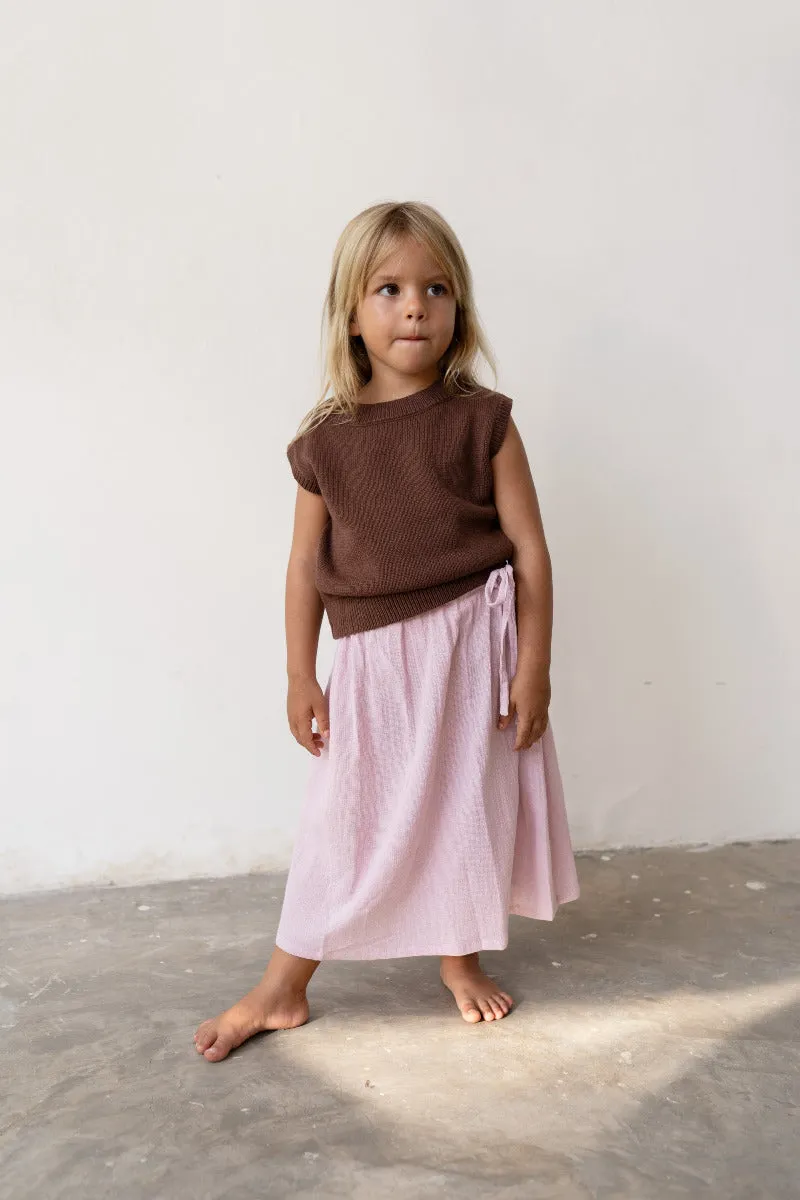 Knit Vest - Cocoa