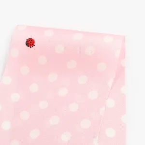 Ladybird Polka Dot Poly Twill - Candy