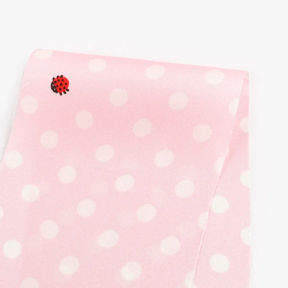 Ladybird Polka Dot Poly Twill - Candy