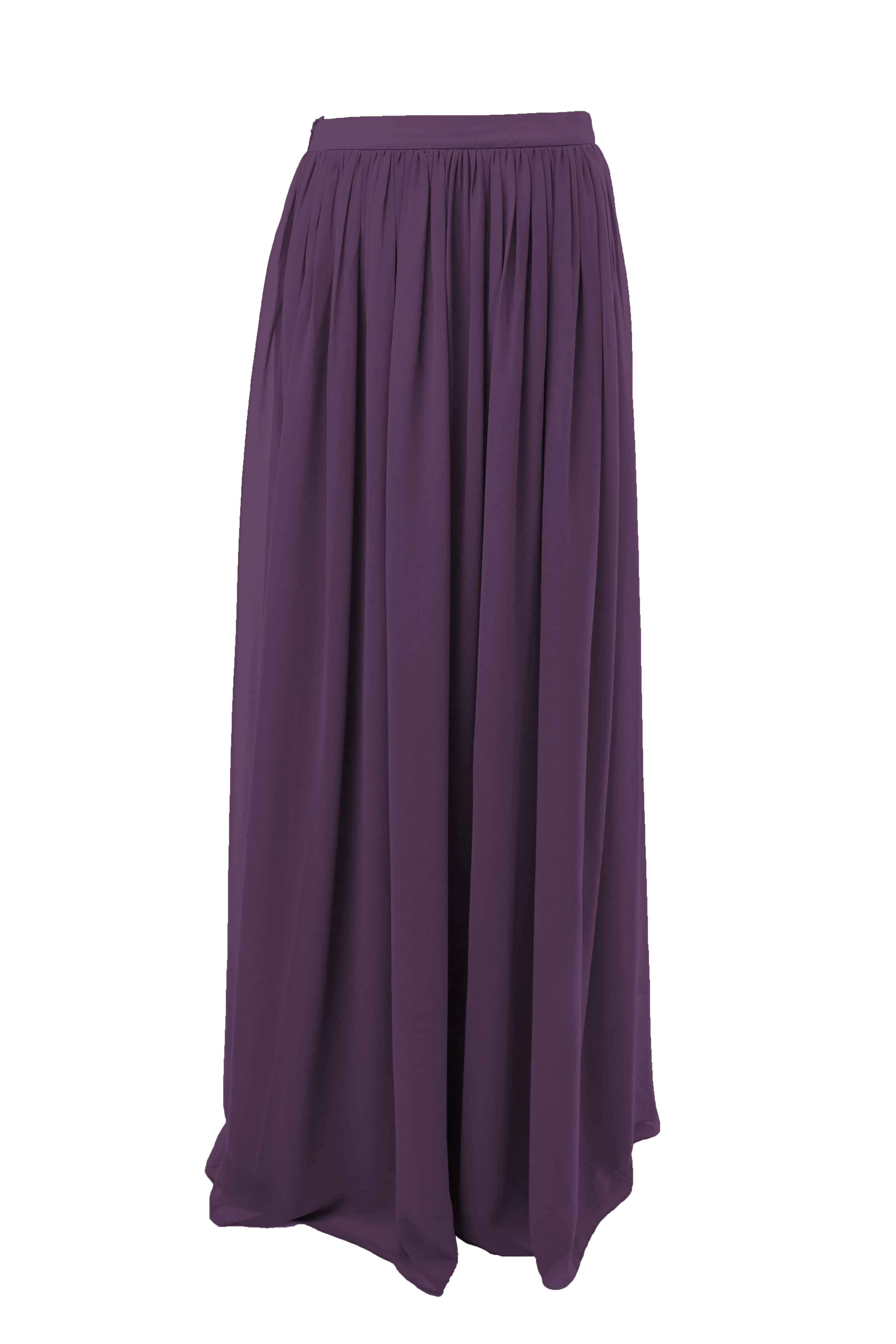Long Chiffon Skirt