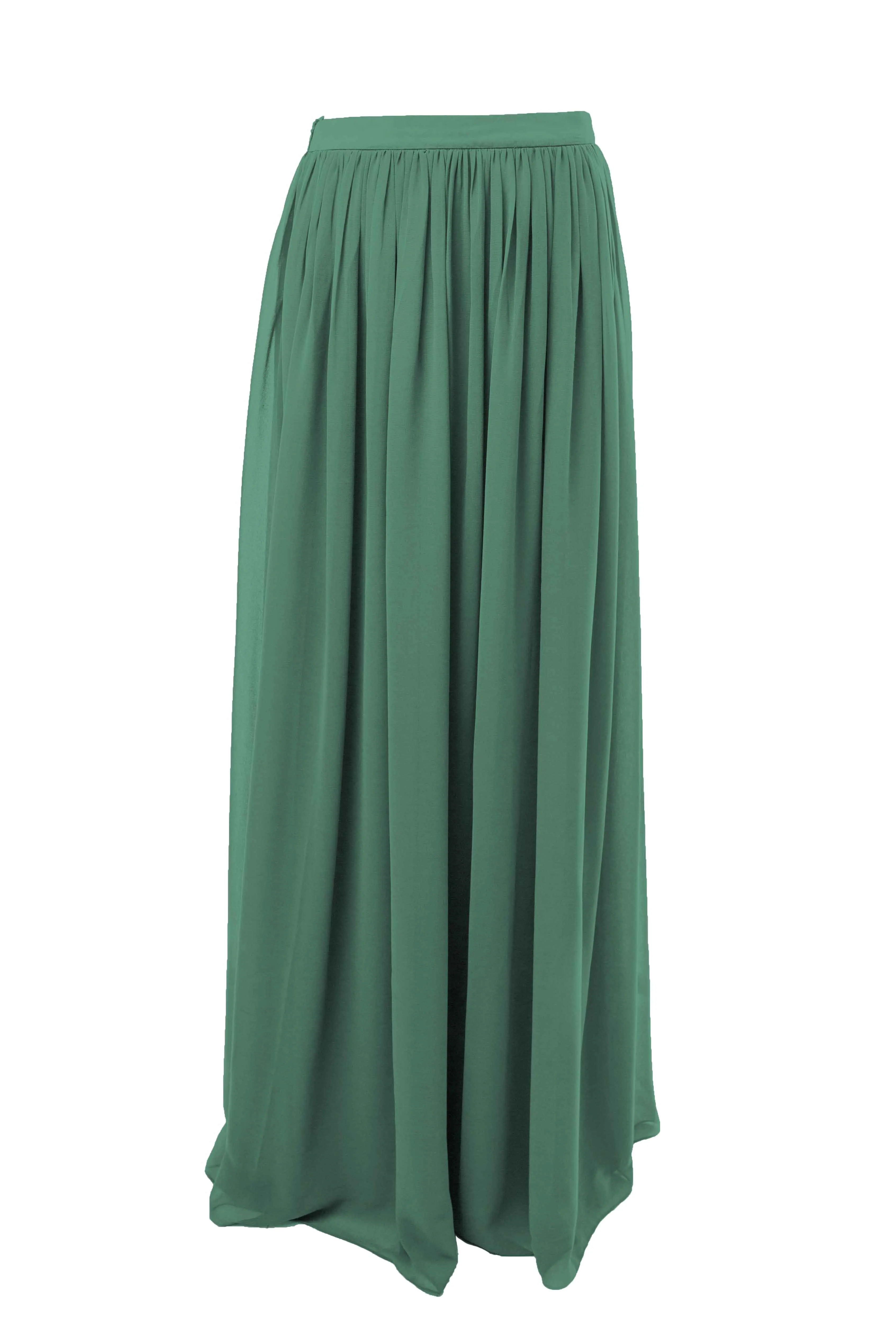 Long Chiffon Skirt
