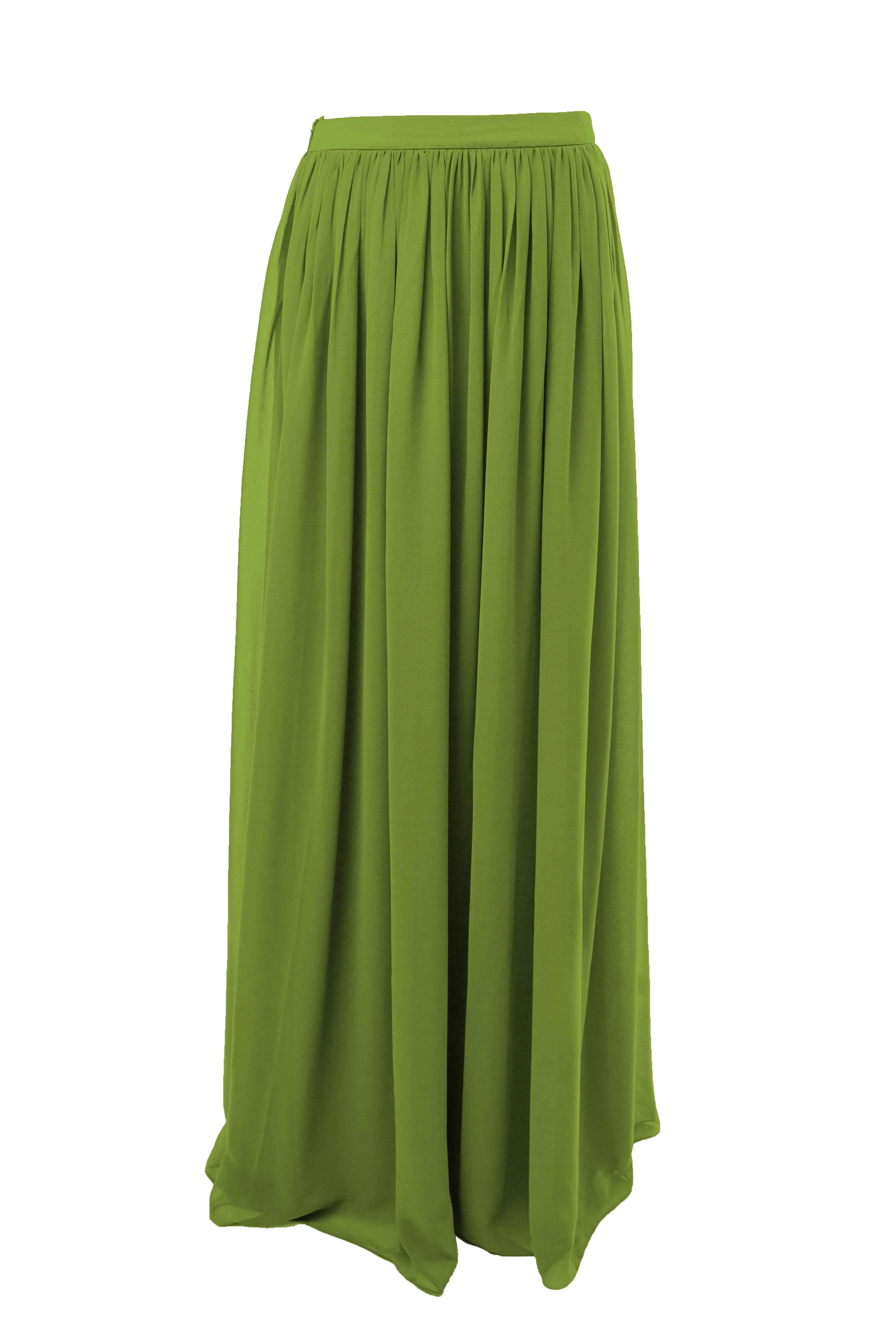 Long Chiffon Skirt