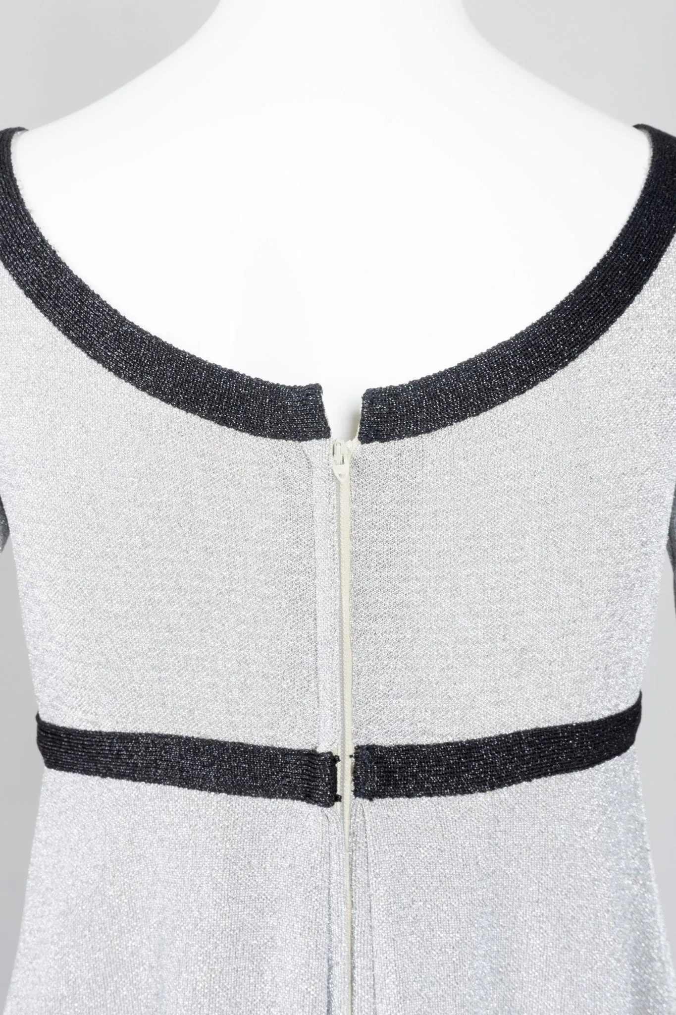 Metallic Lamé Cross My Heart Dress