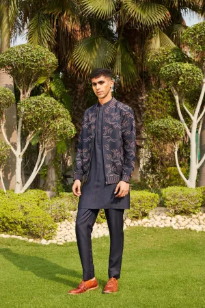 Nur Bomber Jacket & Kurta Set