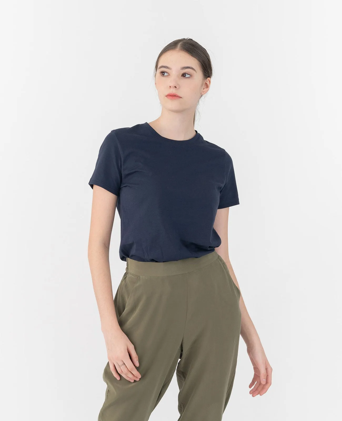 Organic Pima Crew Neck Tee