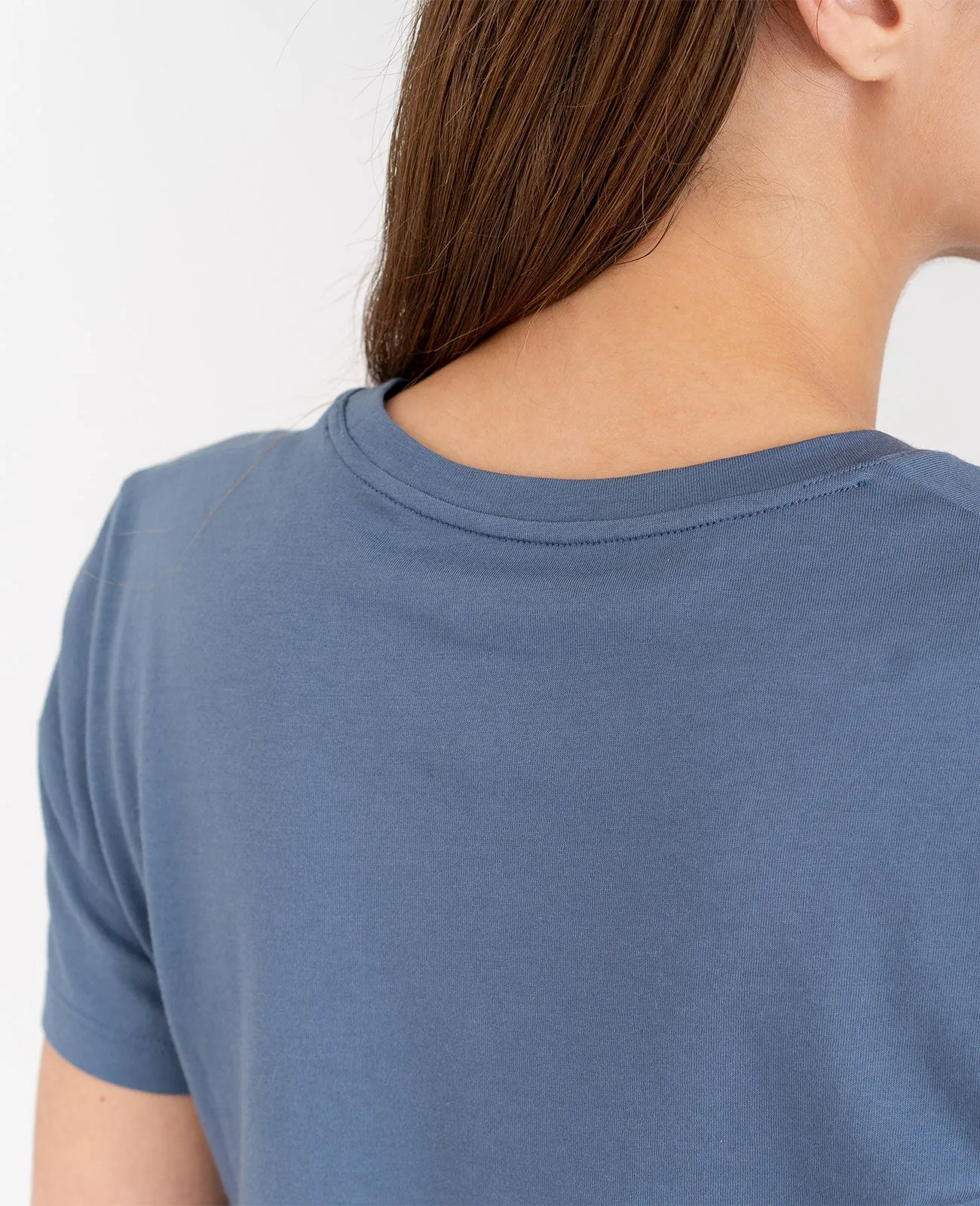 Organic Pima Crew Neck Tee