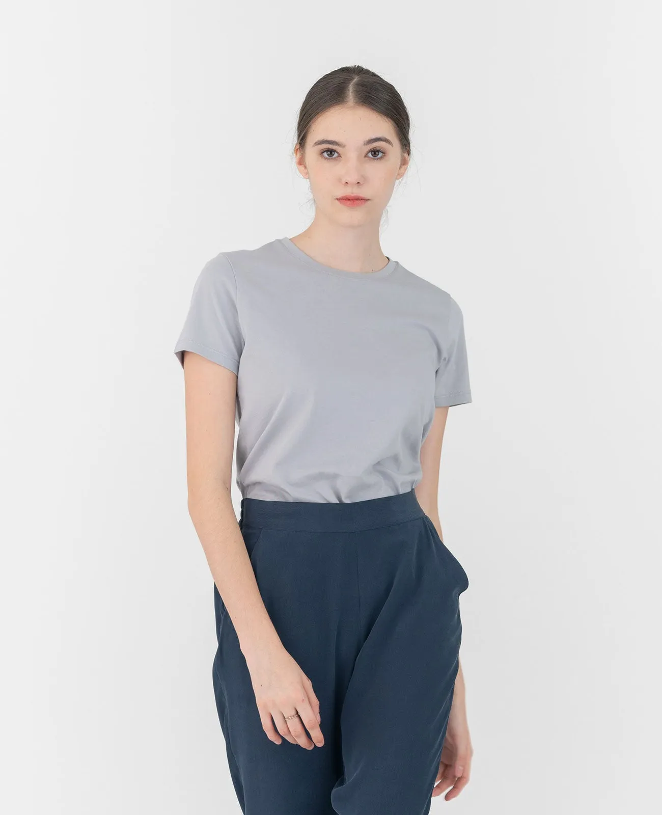 Organic Pima Crew Neck Tee