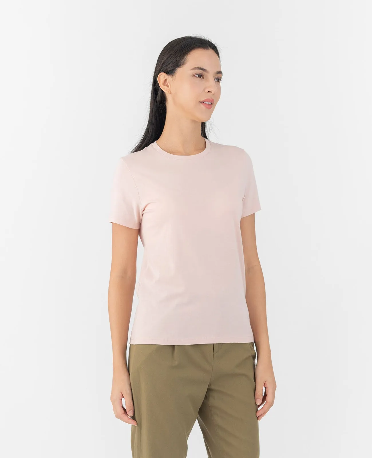Organic Pima Crew Neck Tee