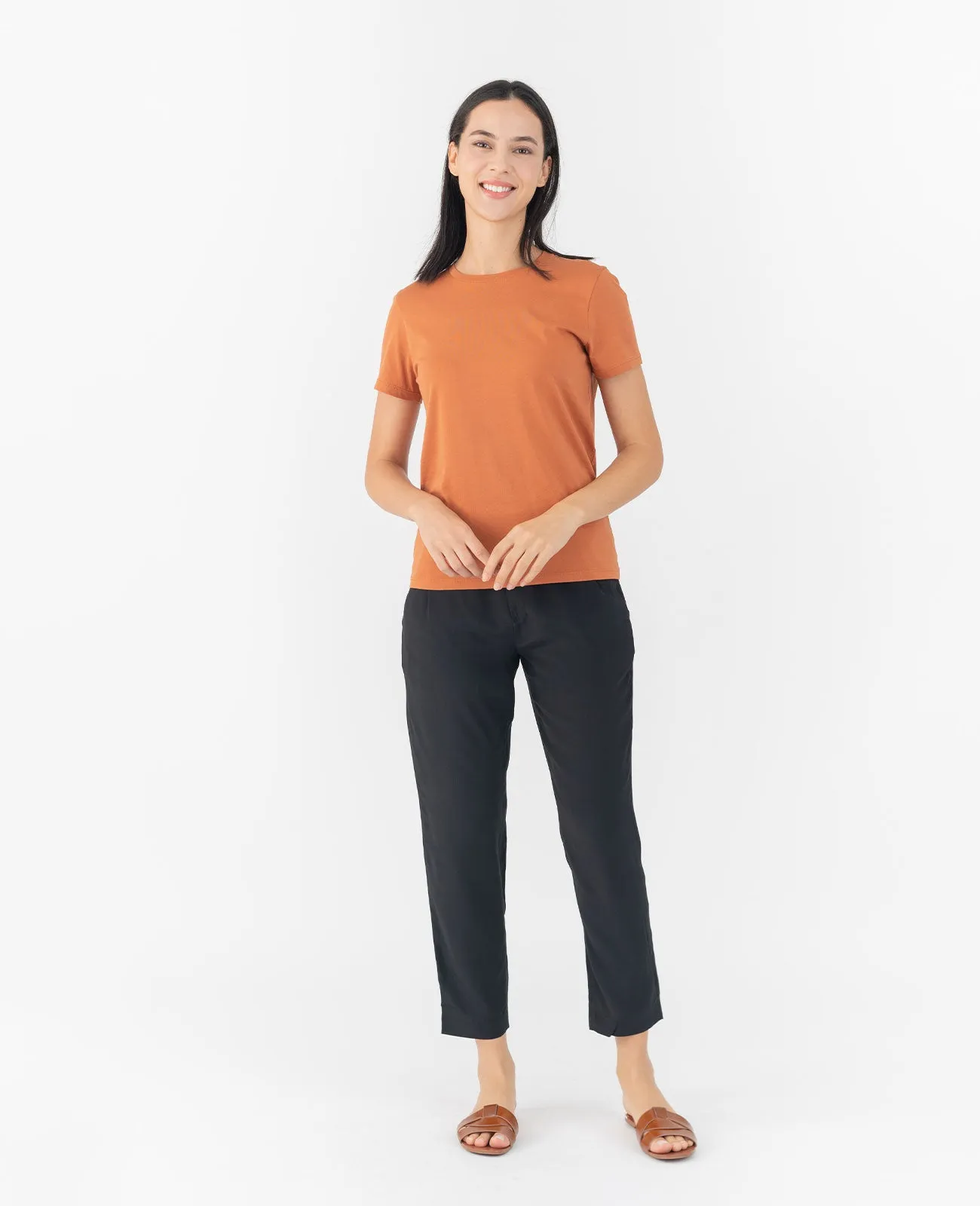 Organic Pima Crew Neck Tee