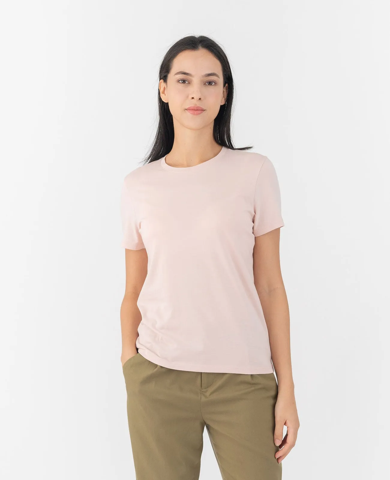 Organic Pima Crew Neck Tee