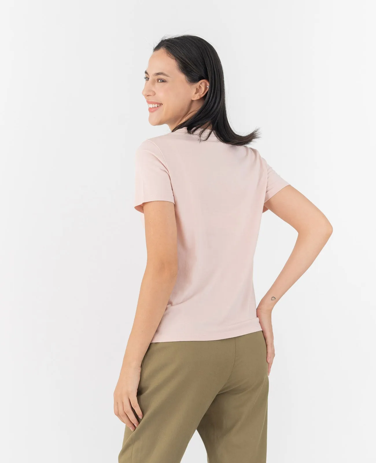 Organic Pima Crew Neck Tee