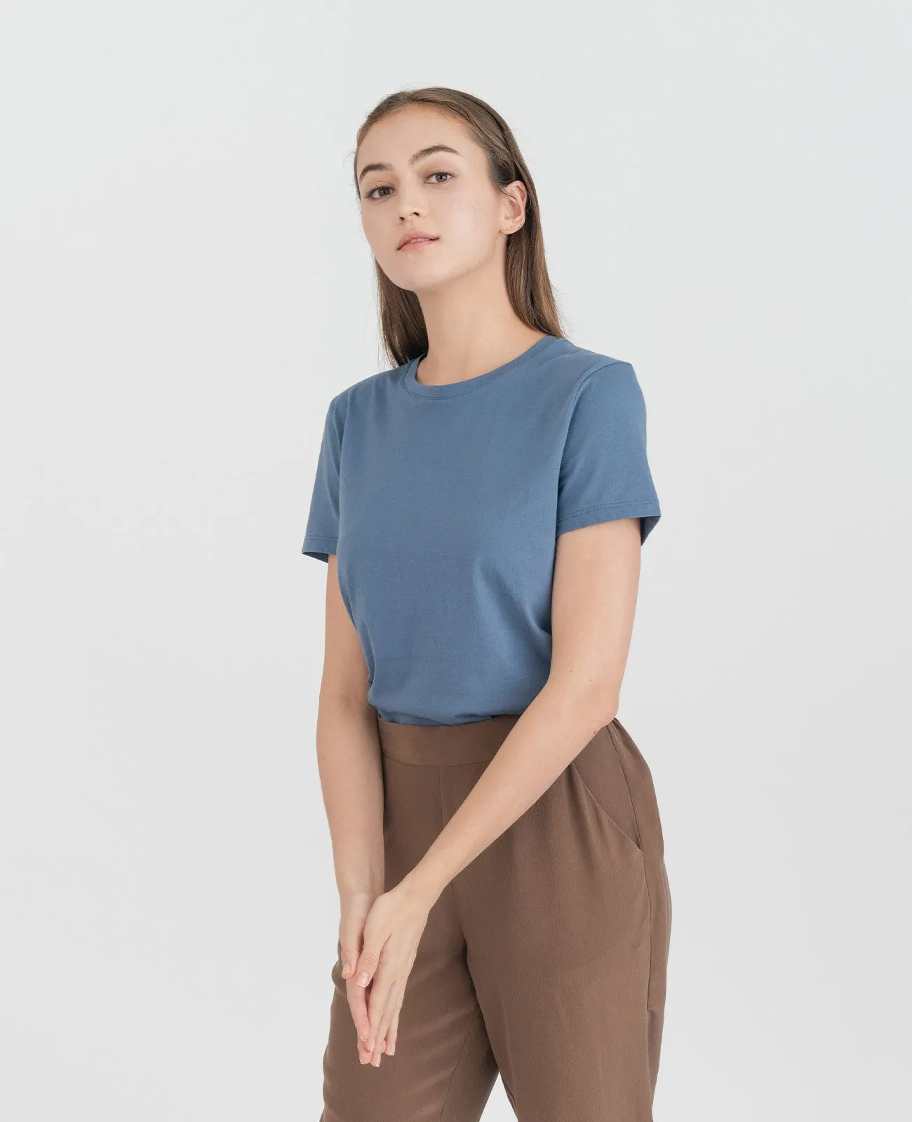 Organic Pima Crew Neck Tee