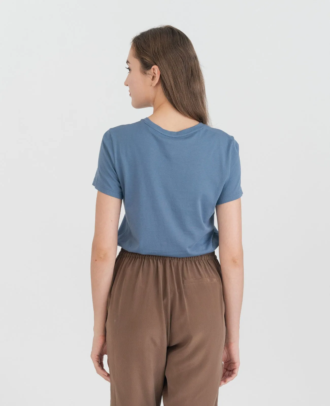 Organic Pima Crew Neck Tee