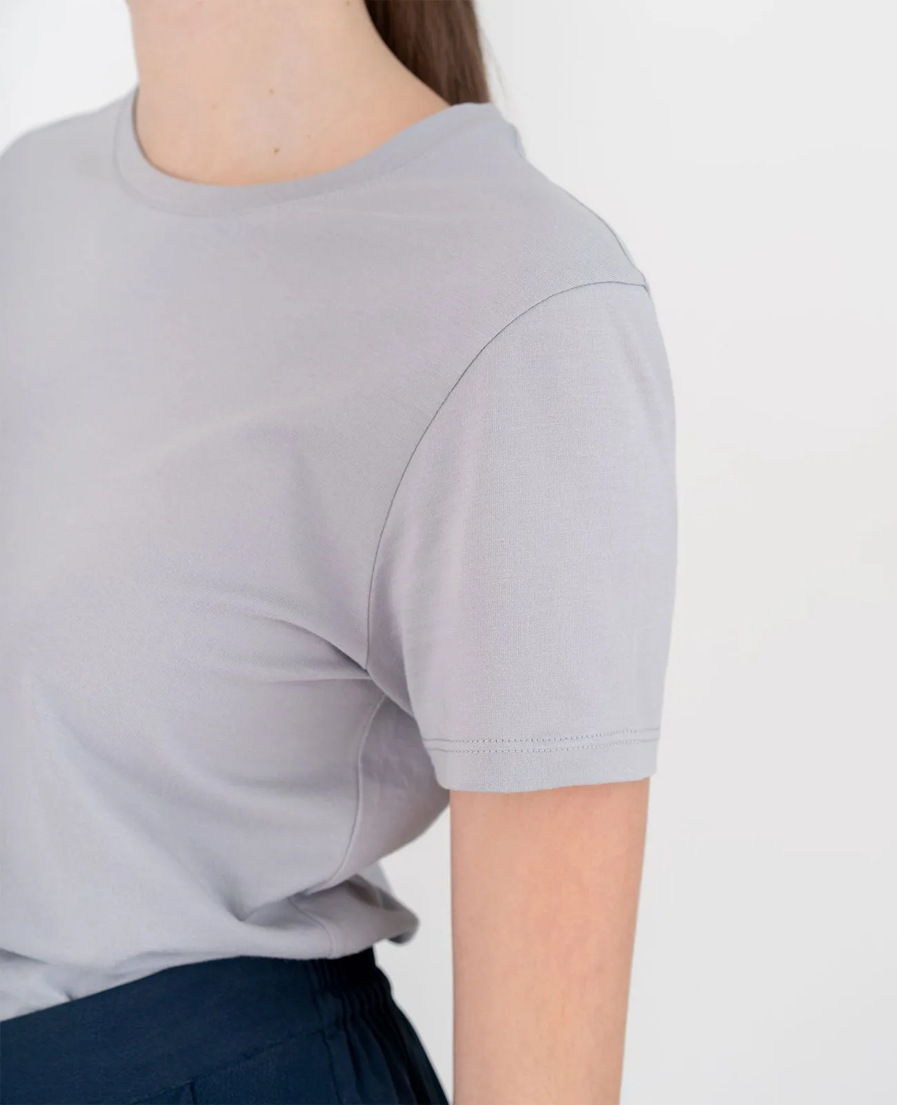 Organic Pima Crew Neck Tee