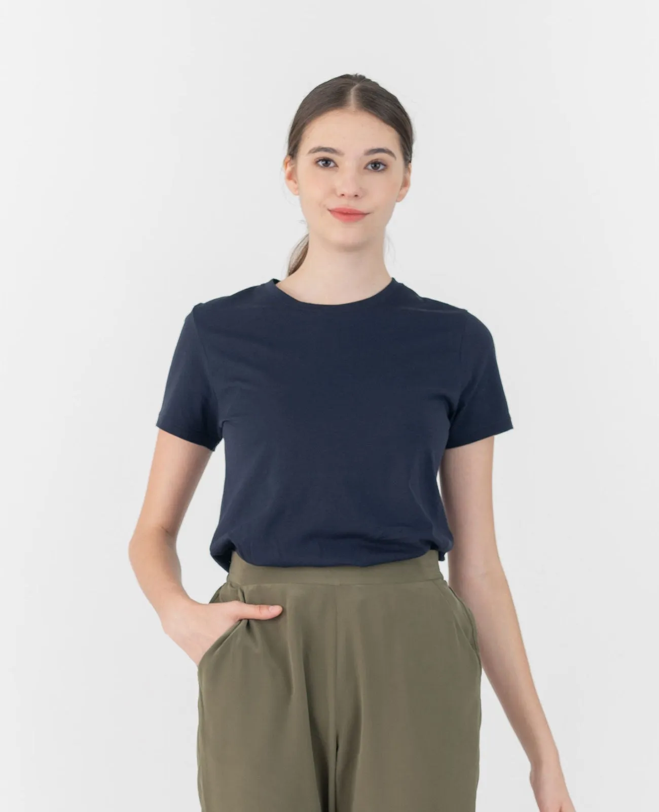 Organic Pima Crew Neck Tee