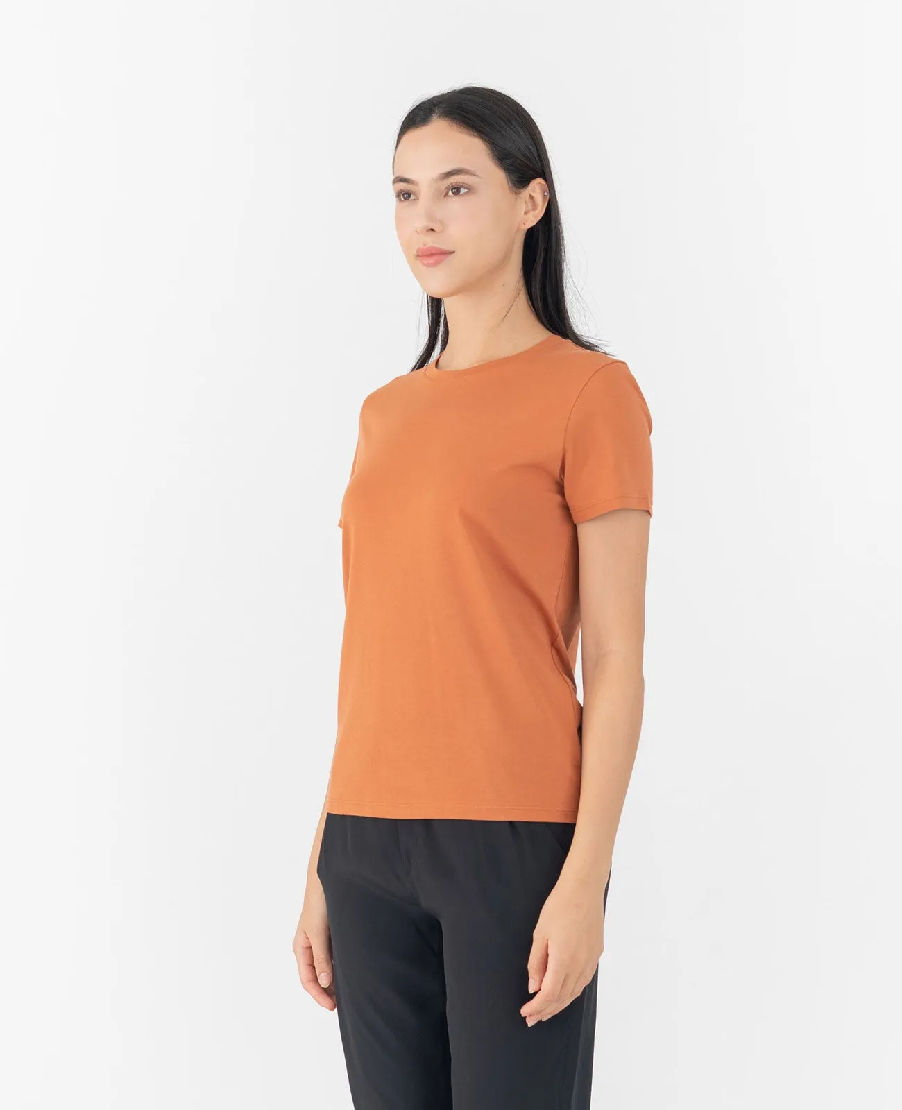 Organic Pima Crew Neck Tee