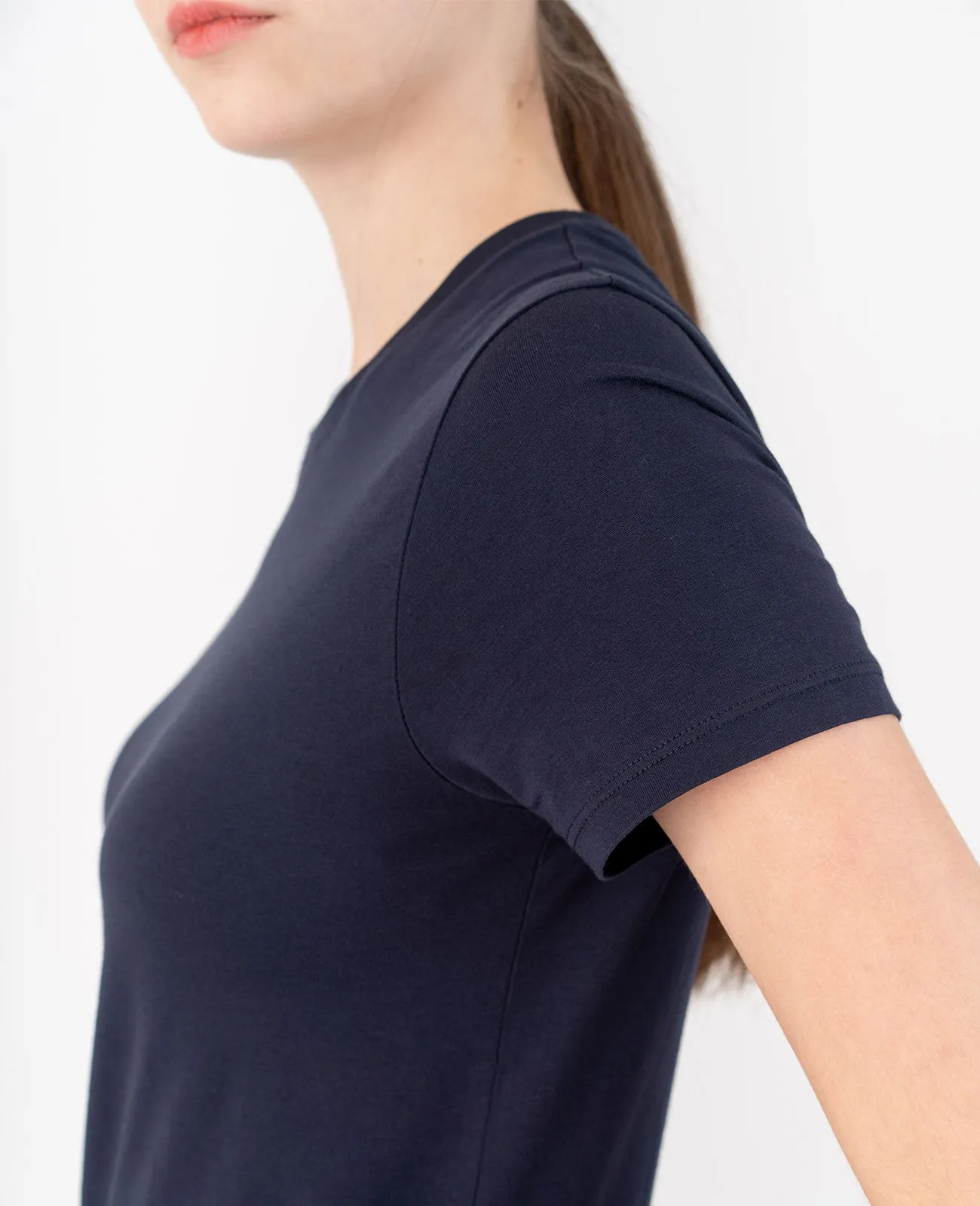 Organic Pima Crew Neck Tee