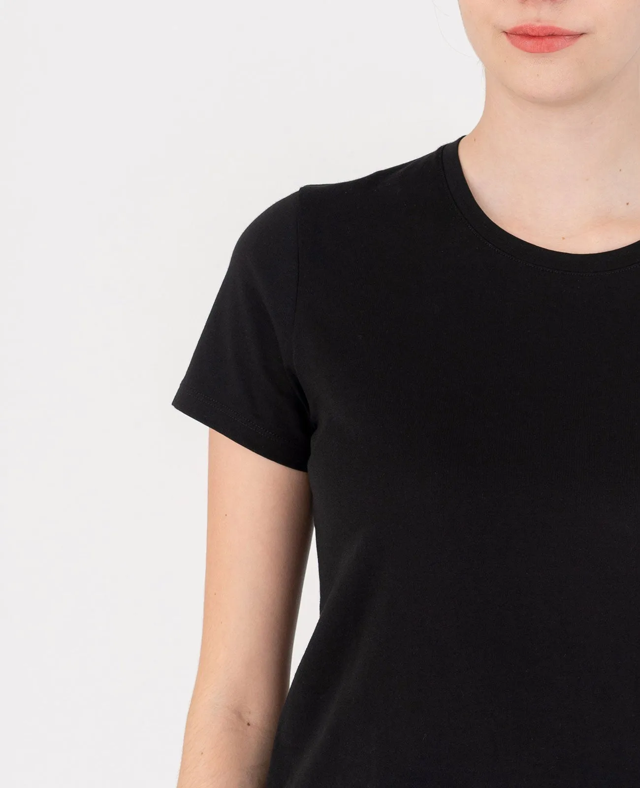 Organic Pima Crew Neck Tee
