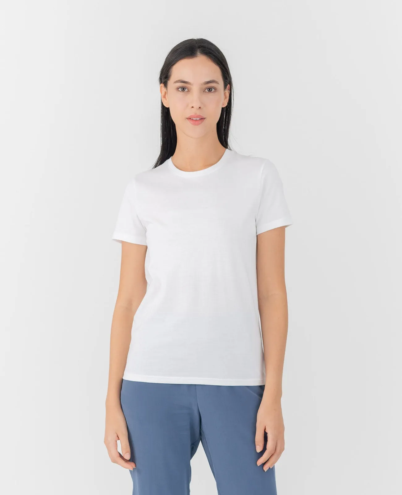 Organic Pima Crew Neck Tee