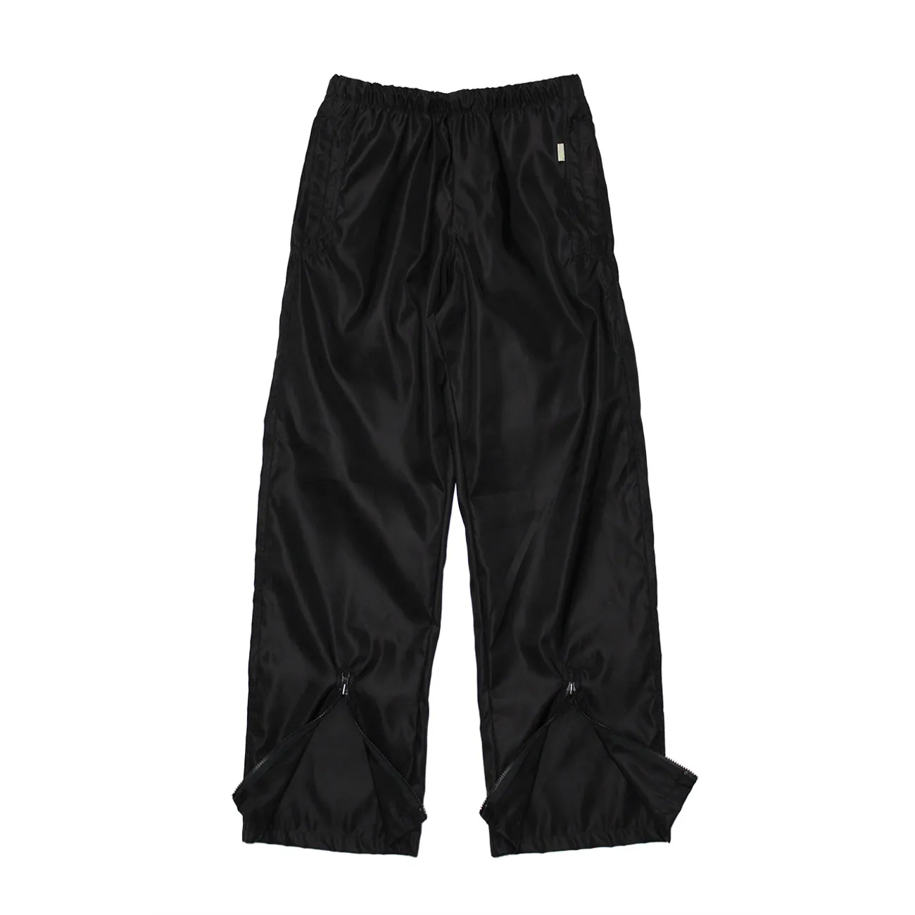 Phront Zipper Nylon Pant (Black)