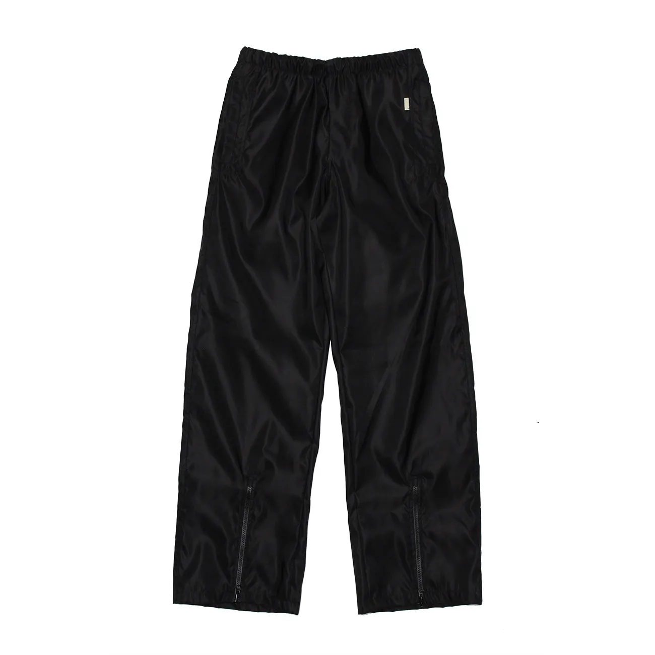 Phront Zipper Nylon Pant (Black)