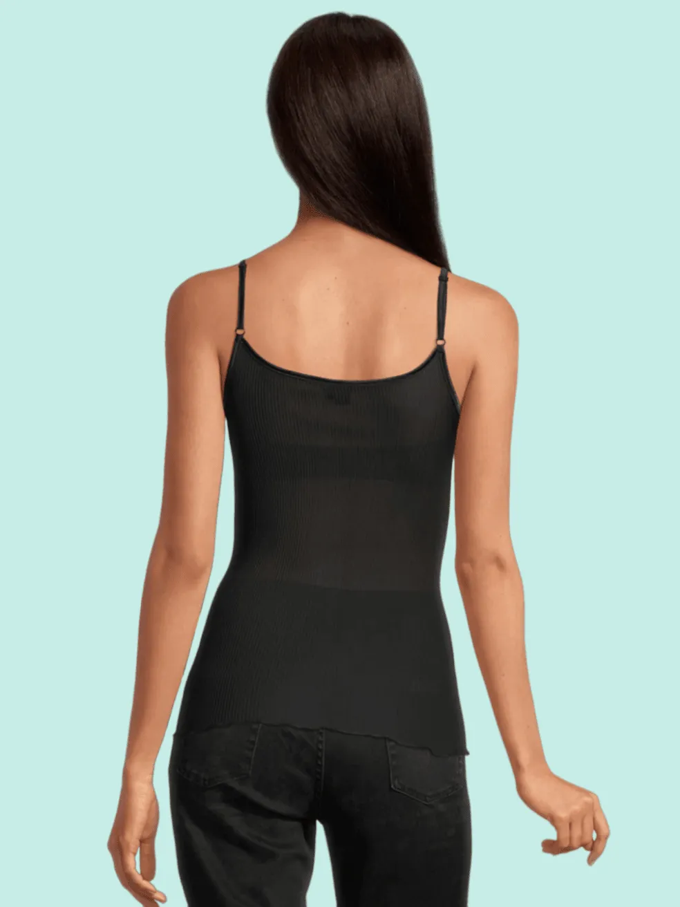 Pure Silk Camisole Top With Spaghetti Straps