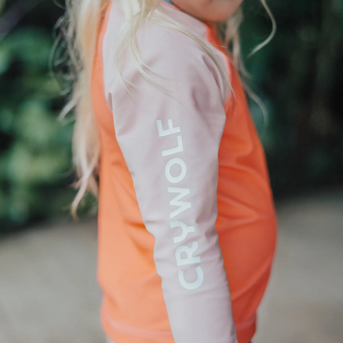 RASH VEST Sunset Colour Block